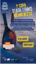 1° COPA GRÊMIO NESTLÉ DE BEACH TENNIS