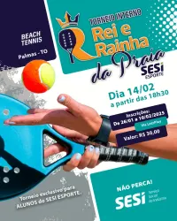 Rei e Rainha na Praia - SESI Esporte (Torneio Interno 2025) - FEMININO - D