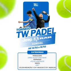 TORNEIO TW PADEL - 5 MASCULINA