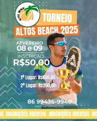 I Open Altos Beach - INICIANTE MASCULINO