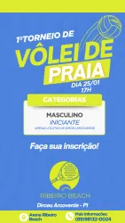 1º Torneio de Vôlei Ribeiro Beach  - MASCULINA INICIANTE