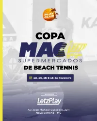 Copa Mac Supermercados de Beach Tennis - Duplas Masculinas C