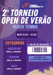 ARENA LORENZETTI - 2 TORNEIO DE VERÃO 2025 - TORNEIO DE VERÃO MASCULINO B
