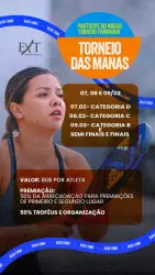 1• TORNEIO DAS MANAS - EXT BEACH SPORT - CATEGORIA B