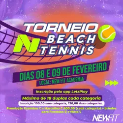 Torneio Beach Tennis New Fit Academia  - Masculina D