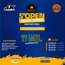 5º OPEN DE BEACH TENNIS ARENA SANTA CECÍLIA JK200 - MASCULINA B