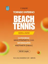 CIRCUITO INTERNO DE BEACH TENNIS 2025 - 1º ETAPA