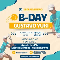 TORNEIO INTERNO B-DAY GUSTAVO YUKI