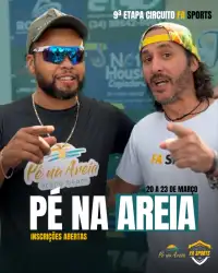 9ª Etapa Circuito FA Sports 2025 -  Super Maratona - Pé na Areia Arena Beach (Uberlândia - MG) - Dupla Mista B