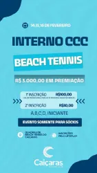 INTERNO CCC DE BEACH TENNIS - MASCULINO B