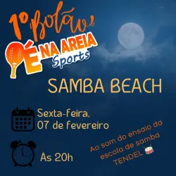 1° BOLÃO PÉ NA AREIA SPORTS  - Bolão feminino