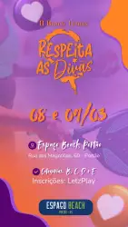 2º Torneio de Beach Tennis - Divas - Duplas Feminina - D