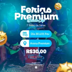 BOLÃO DE FERIAS PREMIUM BEACH CUP  - MISTA OPEN