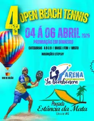 4º OPEN BEACH TENNIS POUSADA ESTANCIA DA MATA  - MISTO D