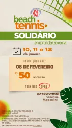 TORNEIO SOLIDÁRIO GIOVANNA  VIEIRA - CATEGORIA OPEN MASCULINA