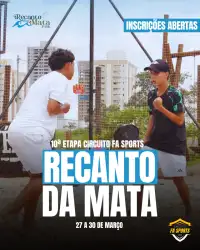 10ª Etapa Circuito FA Sports 2025 -  Recanto da Mata Park (Prata - MG) - Dupla Masculino D