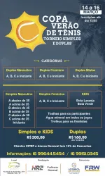 Copa verão de Tênis de Duplas - Duplas Masculino B