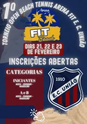 1º Torneio Open Beach Tênis Arena Fit E.C.União