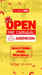 OPEN pré Carnaval - Tayar Sports - Beach tennis - Feminina D