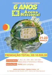 Torneio - 6 ANOS ARENA NACIONAL  - Categoria C - Masculino