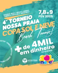 4º Torneio Nossa Praia Beach Tennis - Copa Sol e Neve - Feminino B/C (intermediária)