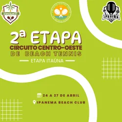 Circuito Centro-Oeste de Beach Tennis - Etapa Itaúna  - Feminina Iniciante