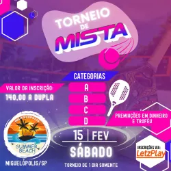 Torneio de mista . - Mista C