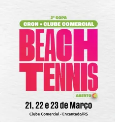 Copa CRON - IV Aberto de Beach Tennis do Clube Comercial Encantado/RS - Copa CRON Clube Comercial - Feminino D
