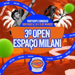 3º Open Beach Tennis Espaço Milani Sto Anastacio-SP - MASCULINO C após 08:20