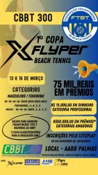 CBBT300/FTBT300 - 1º COPA FLYPER DE BEACH TENNIS - Dupla Masculina C