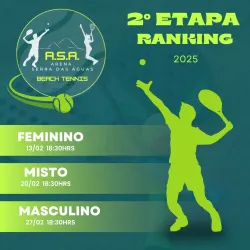 2° ETAPA - RANKING A.S.A 2025 - FEVEREIRO - Categoria Misto