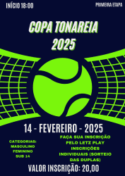 COPA TONAREIA 2025 PRIMEIRA ETAPA - FEMININO