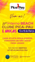 10º TORNEIO INTERNO BEACH TENNIS  - PICA PAU COUNTRY CLUB E AMIGOS - Masculino D