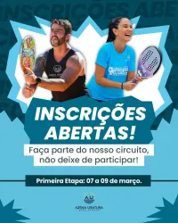 1ª Etapa Circuito Arena Ubatuba de Beach Tennis 2025 - Mista B