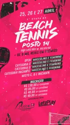 1ª Etapa de Beach Tennis Posto 14
