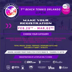 7th Beach Tennis Orlando Open - 10. Intermediate Men - Sunday 8am
