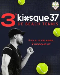 3º Kiosque 37 de Beach Tennis - Simples Masculina