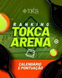 1ª Etapa Ranking TOKCA ARENA  - Duplas FEMININO AVANCADO