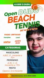 OPEN DUDU DE BEACH TENNIS - Feminina C