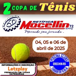 2 Copa Retífica Mocellin de tênis - INICIANTES