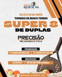 SUPER 8 DUPLAS PRECISÃO RELOJOARIA E ÓTICA  - Feminina D