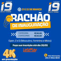 RACHÃO DE INAUGURAÇÃO -Pré Torneio  ARENA i9 - D MISTO