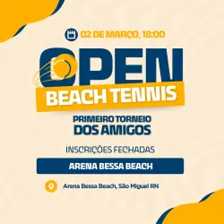 1ª Torneio Interno dos Amigos - Masculino Open