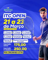 II ITC OPEN - 21 a 23 de Março - 3° Classe