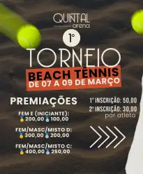 1º Torneio Quintal Arena - DUPLA FEMININA C