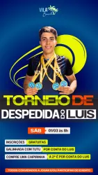 Torneio Despedida do Luis  - Duplas Masculino D