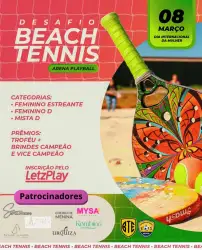 Desafio de Beach Tennis Arena PlayBall - Dia Internacional da Mulher - Mista (D)