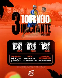 3 Torneio Iniciante - Flores Beach - INICIANTE MASCULINO
