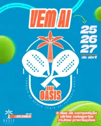 TORNEIO DE ANIVERSÁRIO OÁSIS - Duplas Misto - GAROTADA INICIANTE