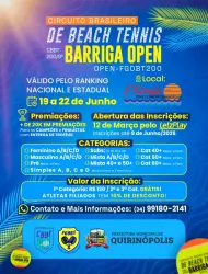 CBBT200/FGOBT200 - 9º BARRIGA OPEN DE BEACH TENNIS - SUBS